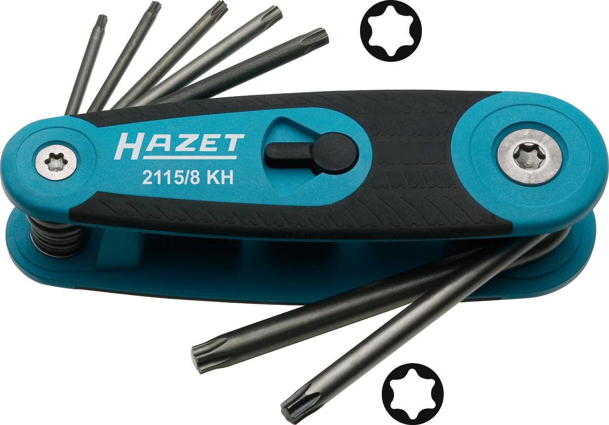 Sarok csavarhúzó készlet TORX® , 8 részes
