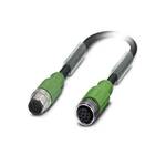 Sensor/Actuator cable SAC-8P-M12MS/ 3,0-PUR/M12FS SH
