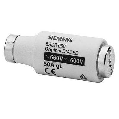 Siemens 5SD8050 Biztosíték betét   Biztosíték méret = DIII  50 A  690 V/AC 5 db