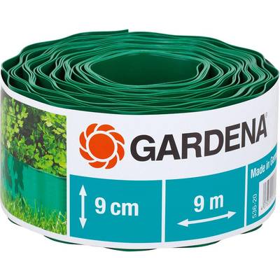 Gardena ágyáskeret, ágyásszegély 9m x 9cm, zöld színű Gardena 536