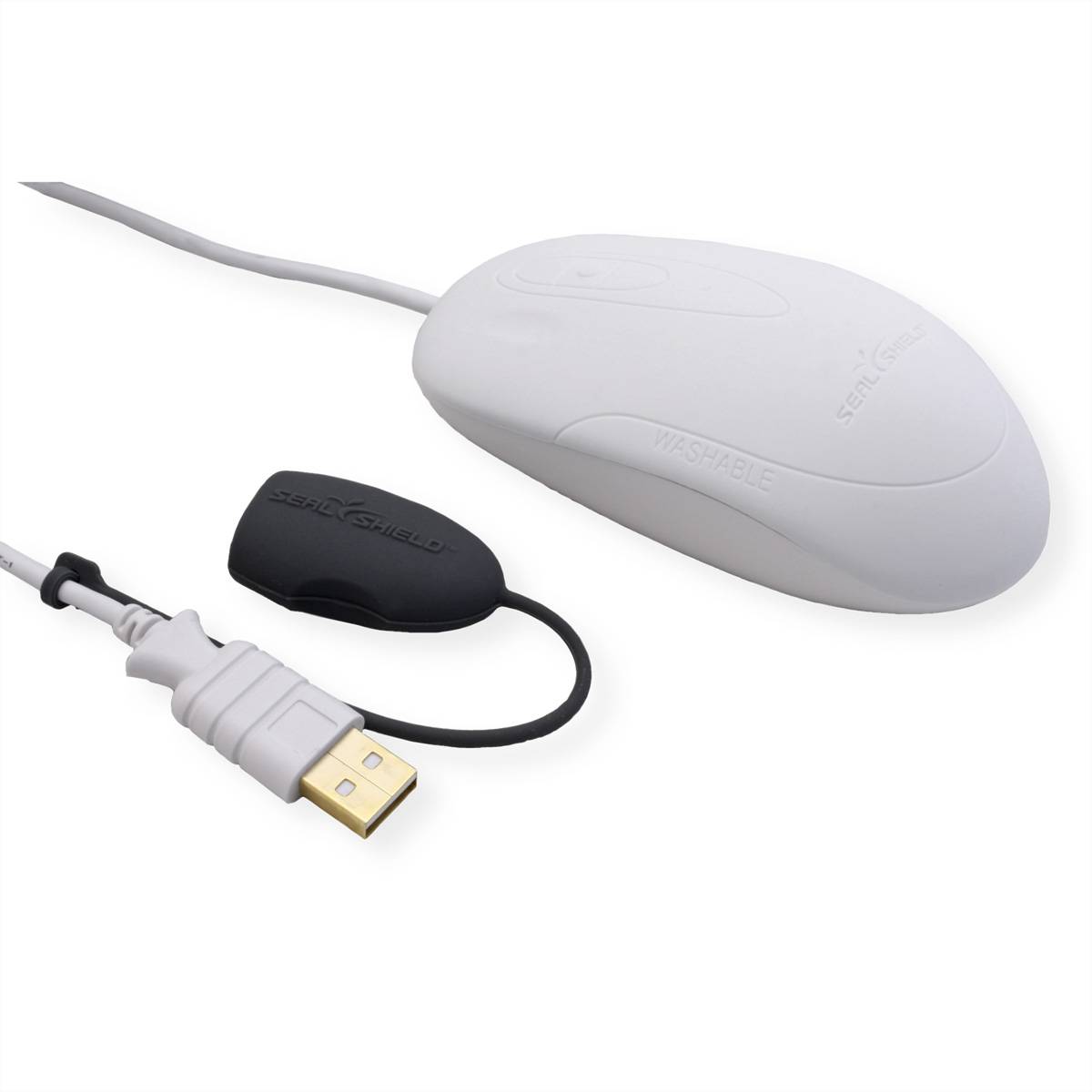 Sealshield SEAL SHIELD Scroll Wheel Mouse white SSW WLAN egér USB Optikai Fehér 5 Gombok 800 dpi IP68 vízálló és porvéde-3