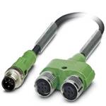 Sensor/Actuator cable SAC-4PY-MS- 0,6-PUR/2XF