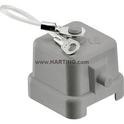 Műanyag védősapka biztosítófüllel. Feliratozva a www.HARTING.com weboldallal. Elektromos csatlakozások védelmére szolgál.