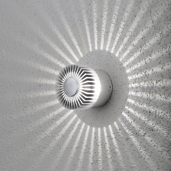 Konstsmide Monza 7900-310 LED-es kültéri fali lámpa EEK: G (A - G) LED Fixen beépített LED-es 3 W Alumínium