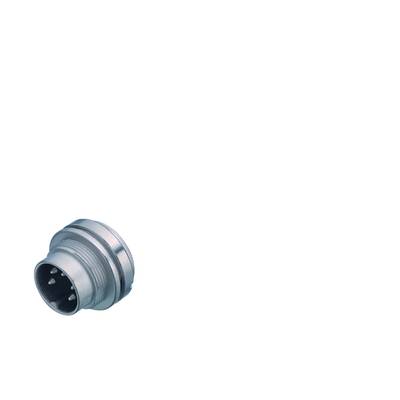 Beépíthető miniatűr kerek készülék csatlakozó alj, 5 pól., 6 A, Binder 680-09-0315-00-05