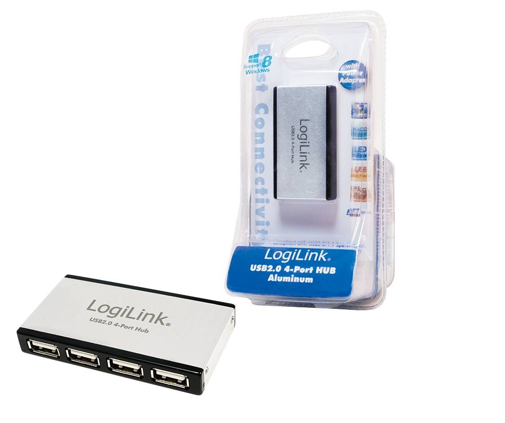 3 portos USB 2.0 hub hálózati adapterrel-1