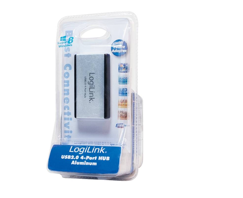 3 portos USB 2.0 hub hálózati adapterrel-2