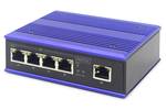 Digitus DN-650105 Ipari 5-portos gyors Ethernet kapcsoló, nem kezelt, reduntande tápegység