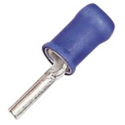Krimpelhető stift kábelsaru 1 - 2,6 mm², Ø 1,8 mm, hossz: 6,7 mm, kék, TE Connectivity 165046