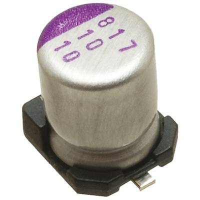 SMT elektrolit kondenzátor 180 µF 16 V/DC 20 % Ø 10 x 8 mm Panasonic 16SVP180MX