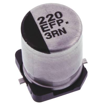 SMD elektrolit kondenzátor 220 µF 25 V 20 % Ø 8 x 10,2 mm Panasonic EEEFP1E221AP