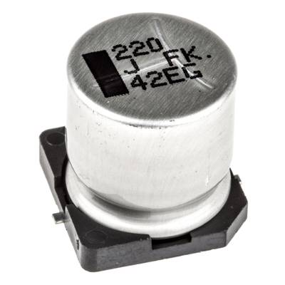 SMD elektrolit kondenzátor 220 µF 63 V 20 % Ø 13,5 mm Panasonic EEEFK1J221AQ