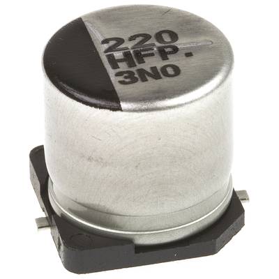 SMD elektrolit kondenzátor 220 µF 50 V 20 % Ø 10 x 10,2 mm Panasonic EEEFP1H221AP