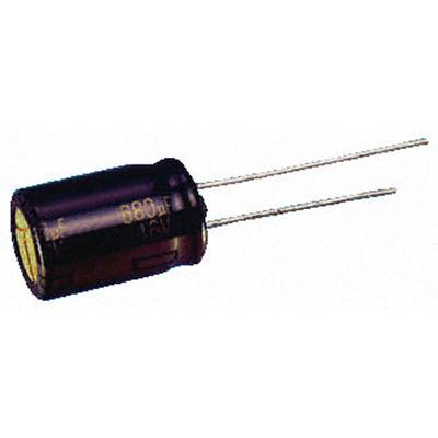 Elektrolit kondenzátor, radiális, álló, RM 3,5 mm 180 µF 50 V 20 % Ø 8 x 20 mm 105° Panasonic EEUFC1H181L