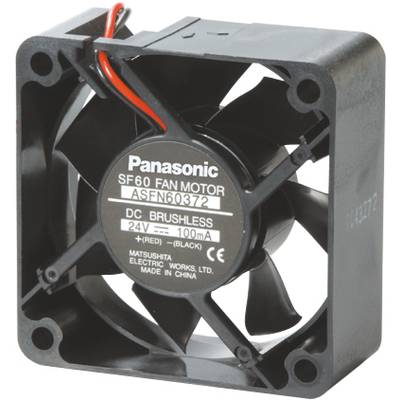 Axiális ventilátor (ipari), 12 V/DC 22.2 m³/h 60 x 60 x 25 mm Panasonic ASFN64391