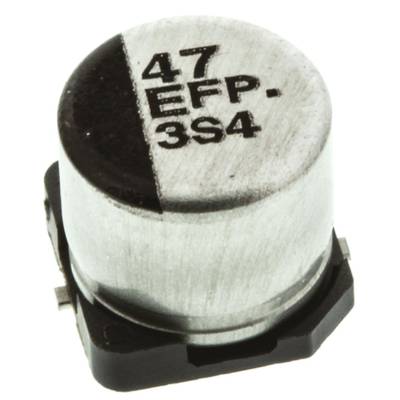 SMD elektrolit kondenzátor 47 µF 25 V 20 % Ø 6,3 x 5,8 mm Panasonic EEEFP1E470AP