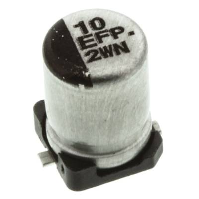 SMD elektrolit kondenzátor 10 µF 25 V 20 % Ø 4 x 5,8 mm Panasonic EEEFP1E100AR