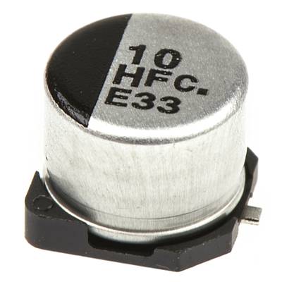 SMD elektrolit kondenzátor 10 µF 50 V 20 % Ø 5,4 x 6,3 mm Panasonic EEEFC1H100P