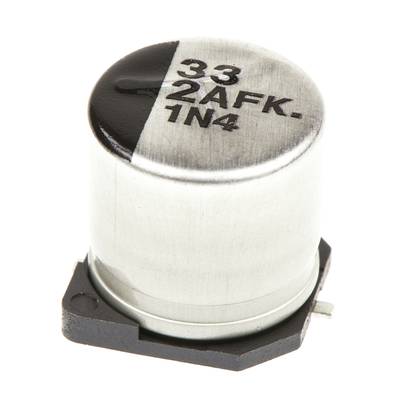 SMD elektrolit kondenzátor 33 µF 100 V 20 % Ø 10 x 10,2 mm Panasonic EEEFK2A330P