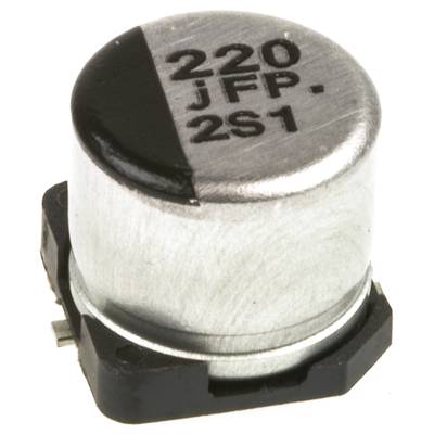 SMD elektrolit kondenzátor 220 µF 6,3 V 20 % Ø 6,3 x 5,8 mm Panasonic EEEFP0J221AP