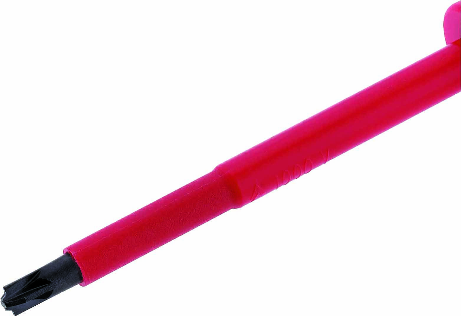 Cimco Cimco Werkzeuge Plusz/mínusz csavarhúzó VDE Méret (csavarhúzó) SL/PZ 2 Penge hossz: 100 mm