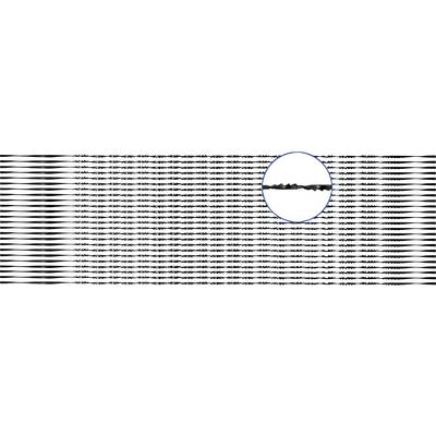 Donau Elektronik 810441 24 db Fretsaw penge puha és kemény fa, műanyag, plexi 24-pack