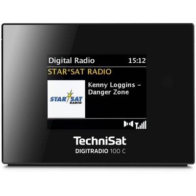 TechniSat DIGITRADIO 100 C Rádió adapter DAB+, URH Bluetooth®  Táviránytóval Fekete