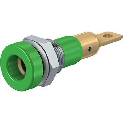 Beépíthető hüvely, 4 mm, N LB-I4R-A zöld