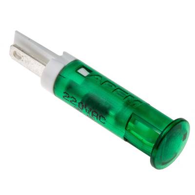 APEM QS81XXHG220 LED-es jelzőlámpa Zöld    230 V/AC      