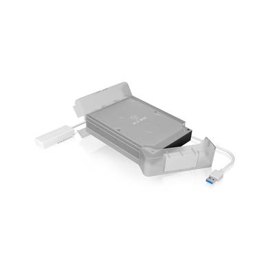 ICY BOX 60341 6,35 cm-es (2,5") merevlemez keret 2.5 coll, 3.5 coll USB 3.2 (1. generáció) (USB 3.0)