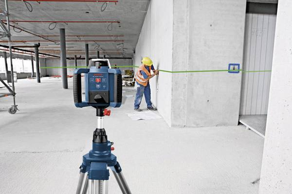 Bosch Professional GRL 300 HVG Set Prof. Rotációs lézer  Zöld lézer Hatótáv (max.): 300 m
