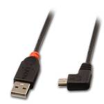 Lindy USB 2.0 kábel típus A / Mini-B 90 ° szögben, 1 m