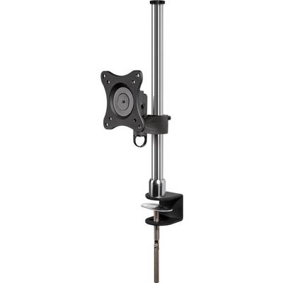 Monitortartó konzol, dönthető/forgatható, max. 15 kg, 33-69 cm (13 - 27) fekete / ezüst