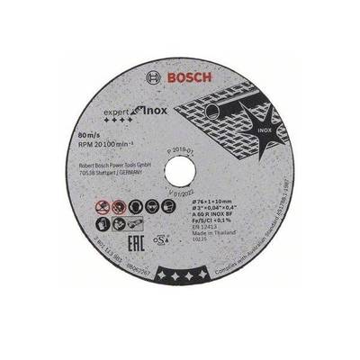   Bosch Accessories  2608601520    Vágótárcsa Expert for Inox A 60 R INOX BF, 76 mm, 10 mm, 1 mm  