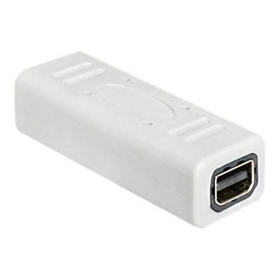Delock 65450 Kijelző csatlakozó Átalakító [1x Mini DisplayPort alj - 1x Mini DisplayPort alj] Fehér  