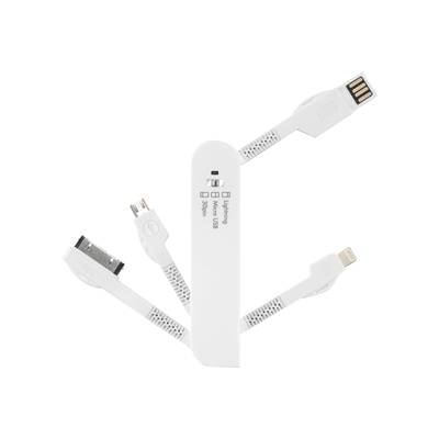 Dicota Cell phone Kábel   Apple iDock 30pin, Mikro USB, Apple Lightning 