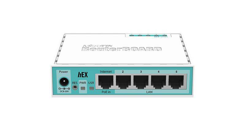 Mikrotik Mikrotik RB750GR3 wired router Gigabit Ethernet Turquoise White Router-4