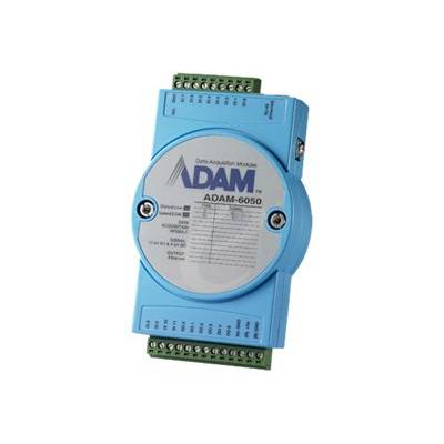 Digitális ki-/bemeneti modul 18 I/O 12/24 V-DC, Advantech ADAM-6050-D