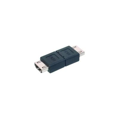 HDMI közösítő adapter, 1x HDMI aljzat - 1x HDMI aljzat, fekete, Digitus