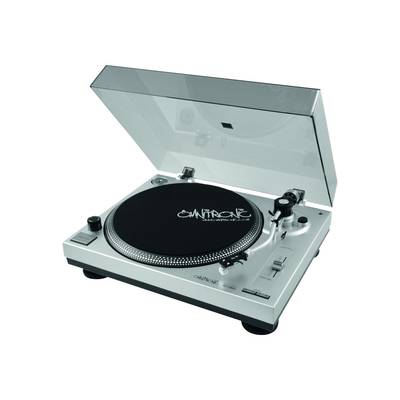 DJ lemezjátszó, ezüst, Omnitronic BD-1350