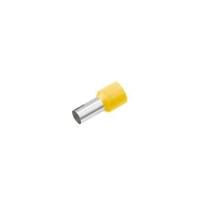 Cimco Werkzeugfabrik szigetelt érvéghüvely, 1 mm² x 10 mm, sárga, 100 db