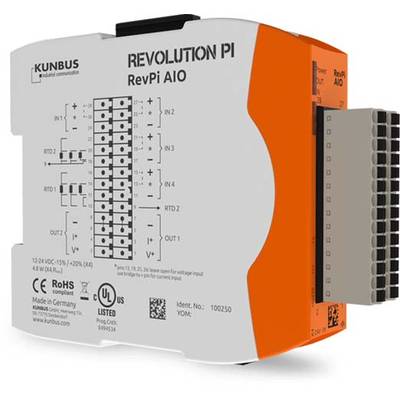 SPS/PLC bővítő egység 24 V, Kunbus RevPi AIO PR100250
