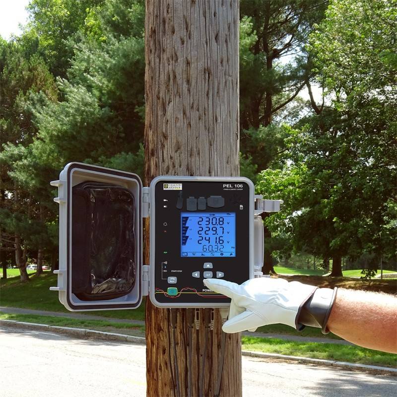 Chauvin Arnoux PEL 106 hálózat analizáló készülék 3 fázisú adatgyűjtő funkcióval-1