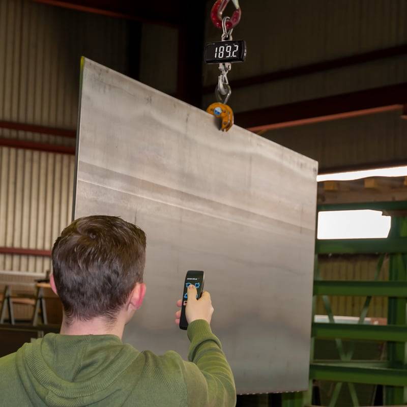 PCE Instruments Karos mérleg PCE-CS 300LD Mérési tartomány (max.) 300 kg Elemekről üzemeltetett Fekete-4