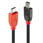 Lindy USB 2.0 kábel Micro-B / Mini-B OTG, 1m