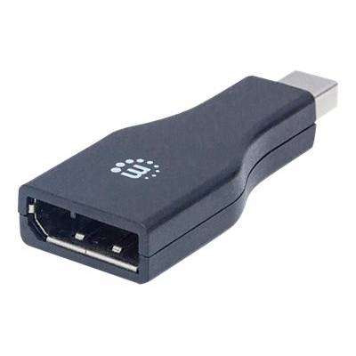 Manhattan 354141 Mini DisplayPort Átalakító [1x Mini DisplayPort dugó - 1x DisplayPort alj] Fekete  