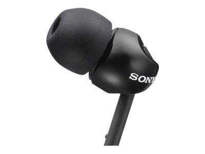 Sony MDR-EX110AP In Ear fejhallgató Vezetékes Fekete Headset-2