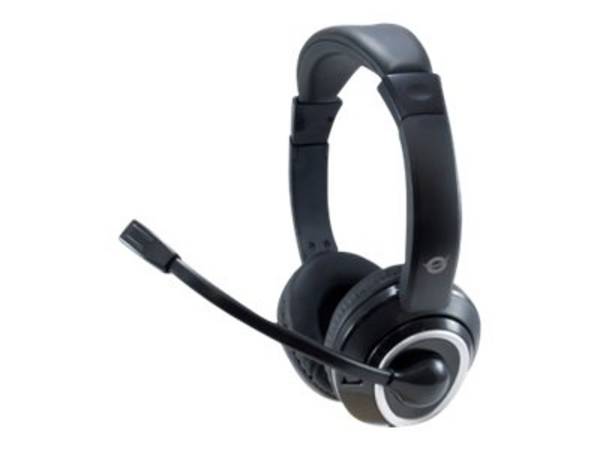 Conceptronic Headset  On Ear headset Vezetékes Stereo Többszínű  Hangerő szabályozás Számítógép