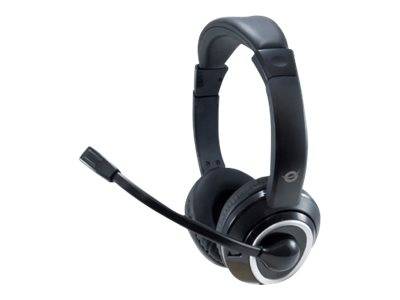 Conceptronic Headset On Ear headset Vezetékes Stereo Többszínű Hangerő szabályozás Számítógép-0