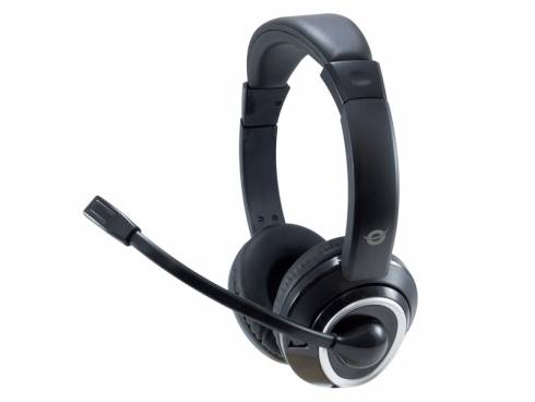 Conceptronic Headset On Ear headset Vezetékes Stereo Többszínű Hangerő szabályozás Számítógép-5
